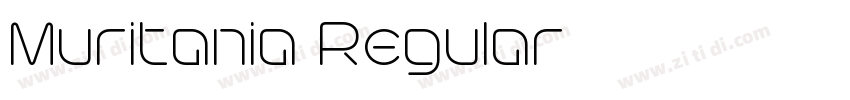 Muritania Regular字体转换 Muritania Regular字体转换